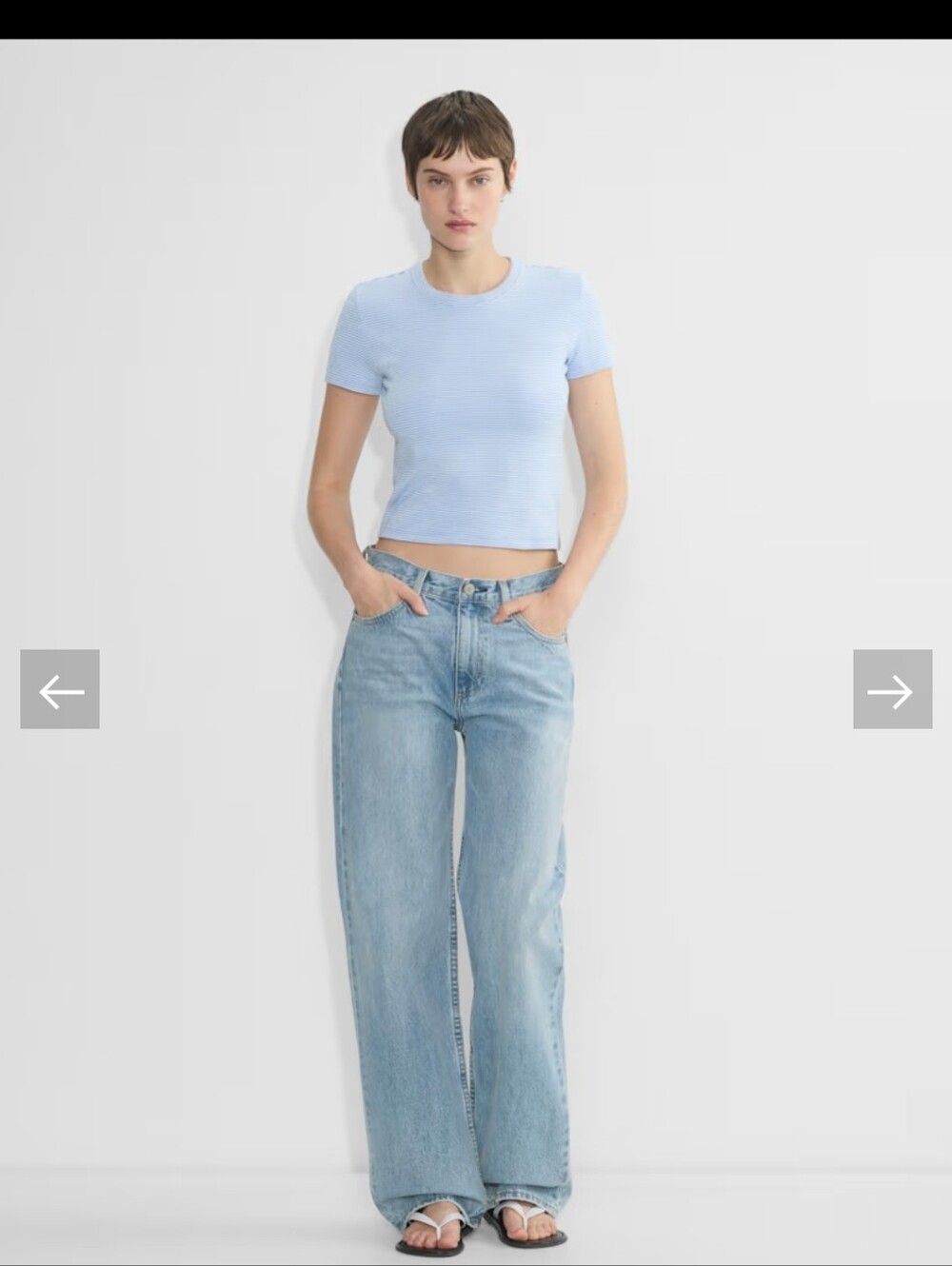 Aritzia Sunday Best Little Ribbed Tshirt
